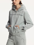 Sloan Graphic Zip-Up Hoodie Set - Hoodie