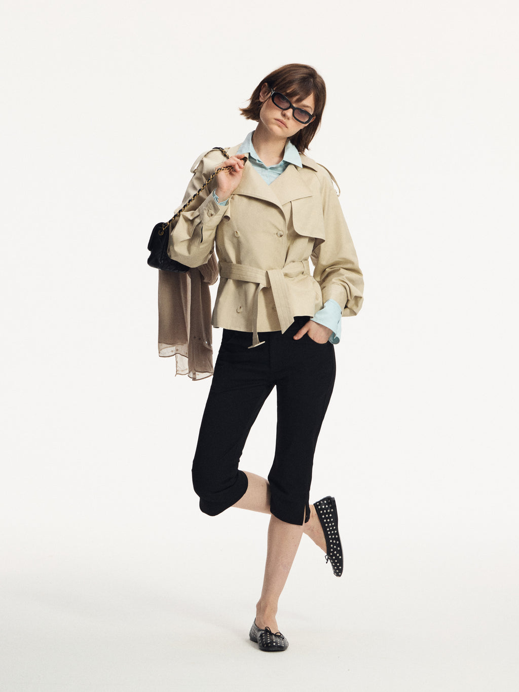 Detachable 2-Way Utility Trench Coat