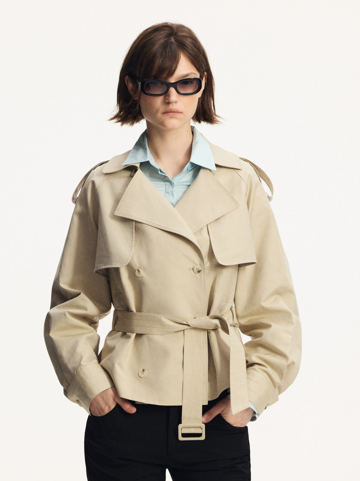 Detachable 2-Way Utility Trench Coat