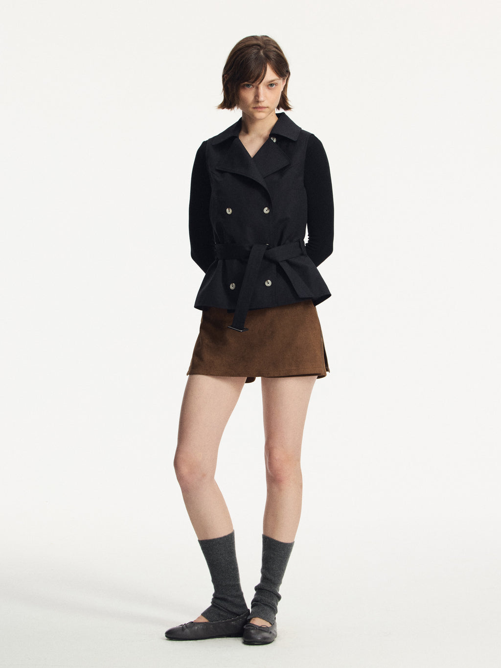 Detachable 2-Way Utility Trench Coat