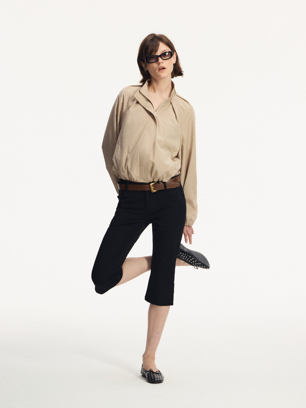 Tencel Wool Blend Utility Jacket