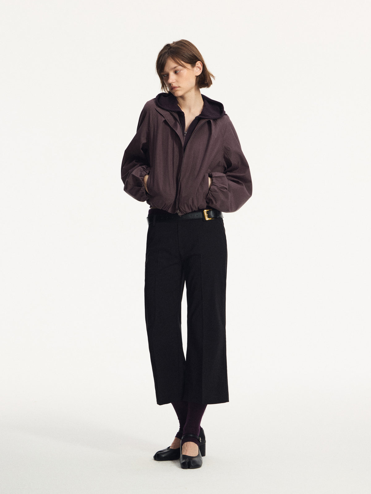 Tencel Wool Blend Utility Jacket