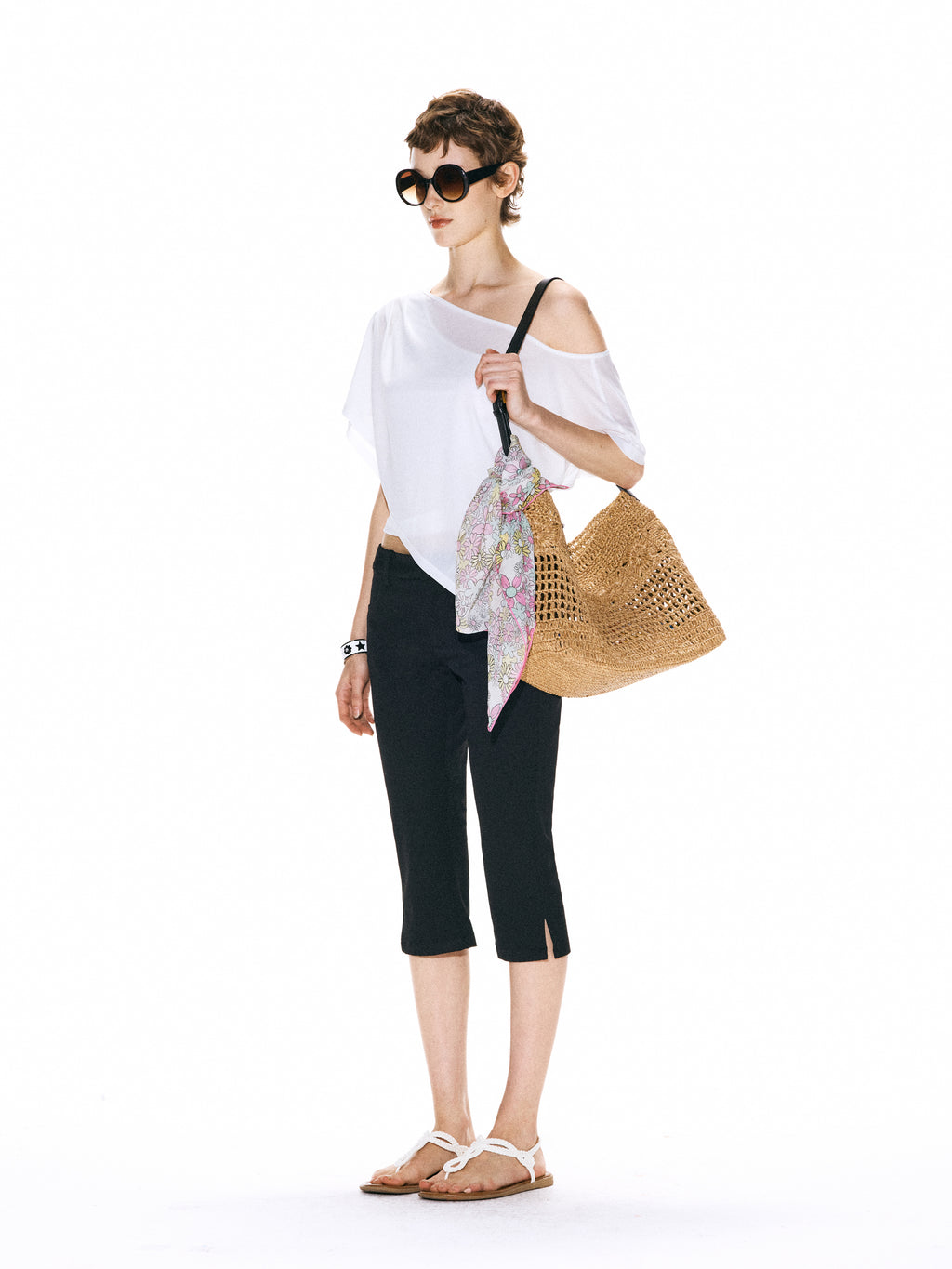Runway Ticket Black Cropped Capri Pants