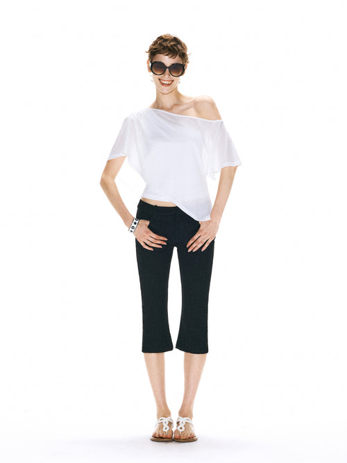 Runway Ticket Lace-Edged Slip Top （2color）